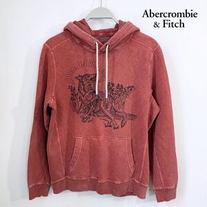 Abercrombie & Fitch 1892 Collection Limited Edition Wolf Graphic Unisex Hoodie